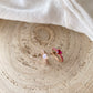 Ear cuff in argento con pietre colorate. Non occorre lobo forato