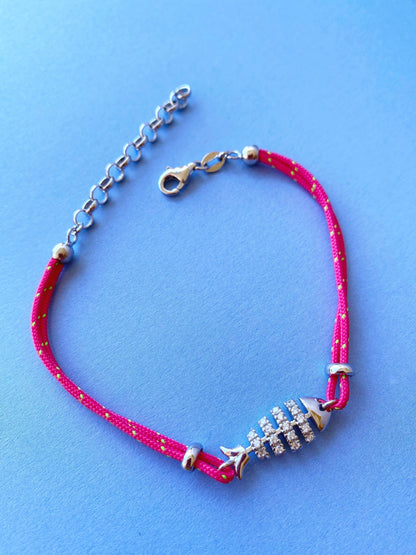 BRACCIALE JOYFISH ARGENTO RODIATO